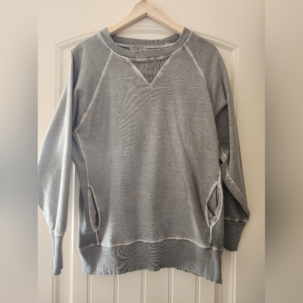 Gray Crewneck Sweatshirt